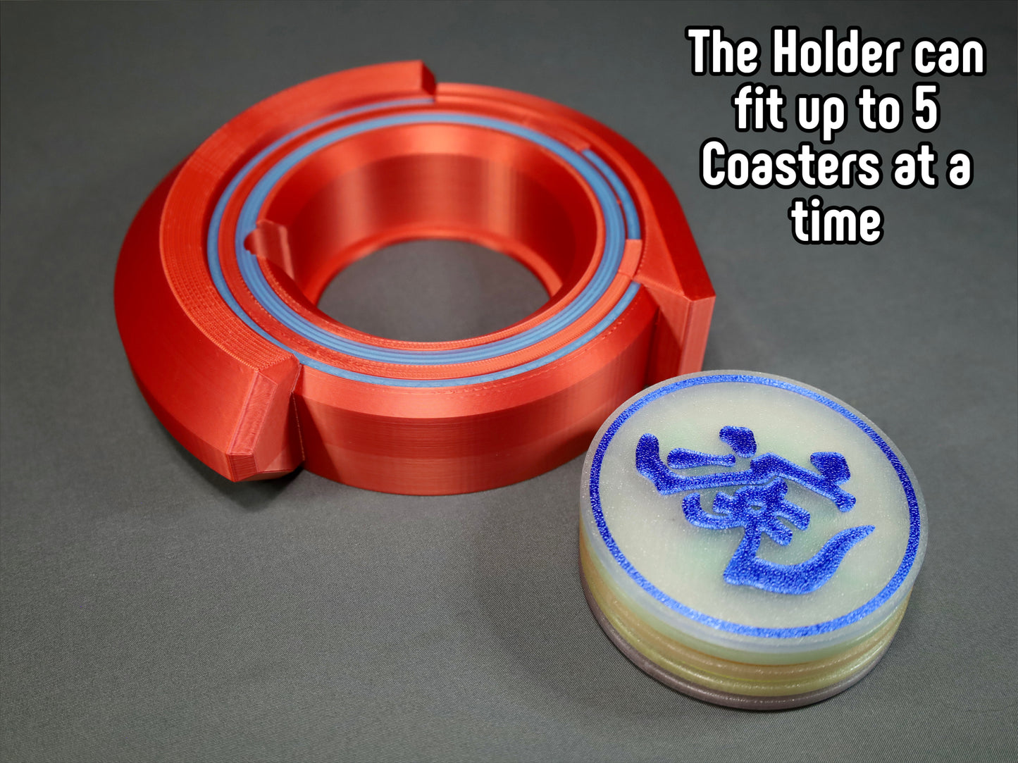 3D Printed: Monado Themed Coaster Set