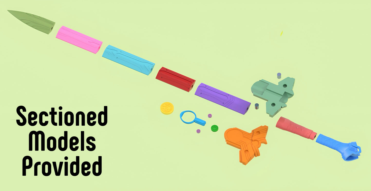 Addam's Greatsword: 3D Printing File Set