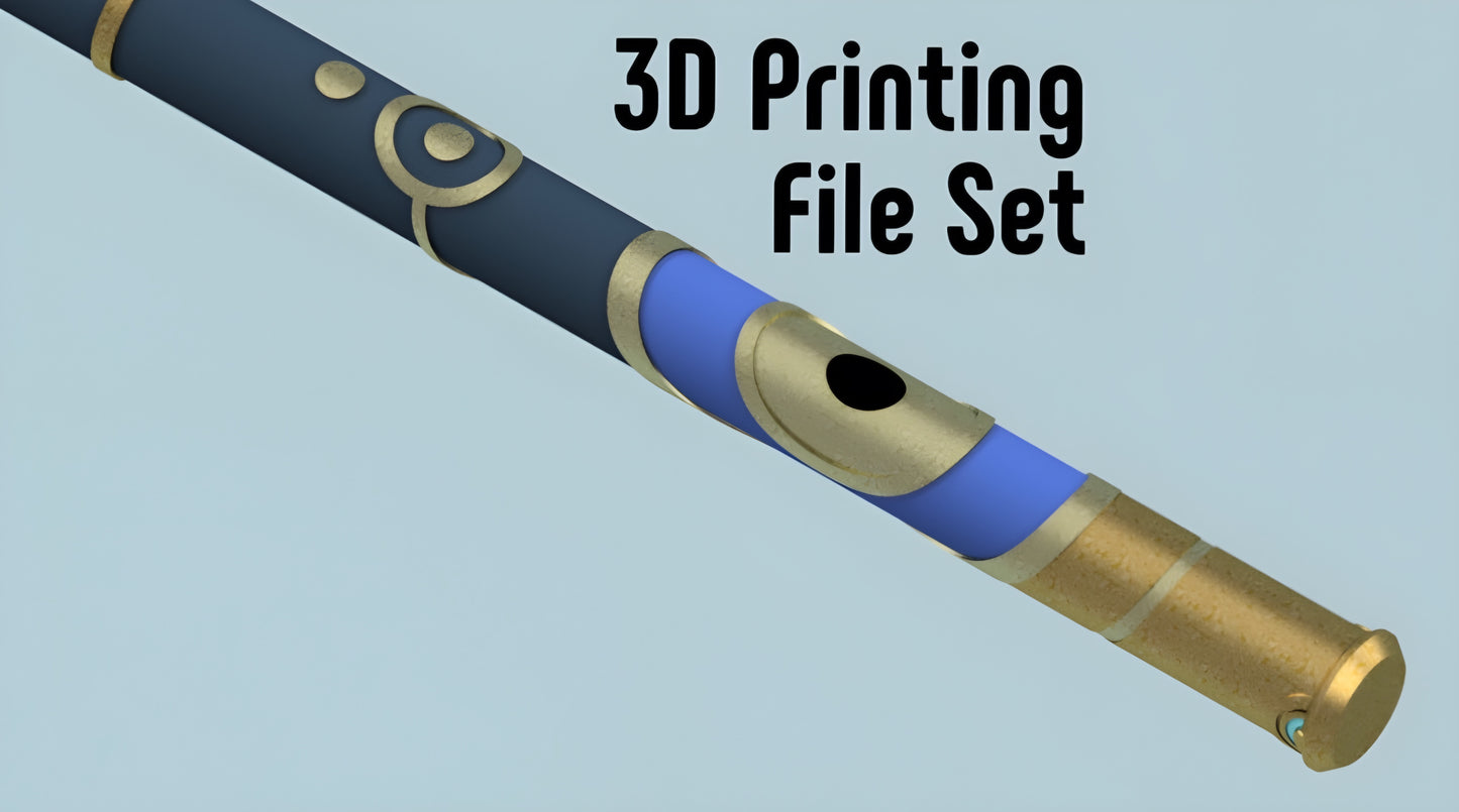 Crys’ Shinobue Fute: 3D Printing File Set