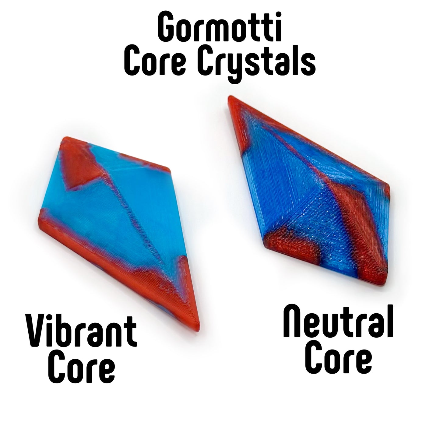 3D Printed: Replica 'Welsh Cat' Core Crystals
