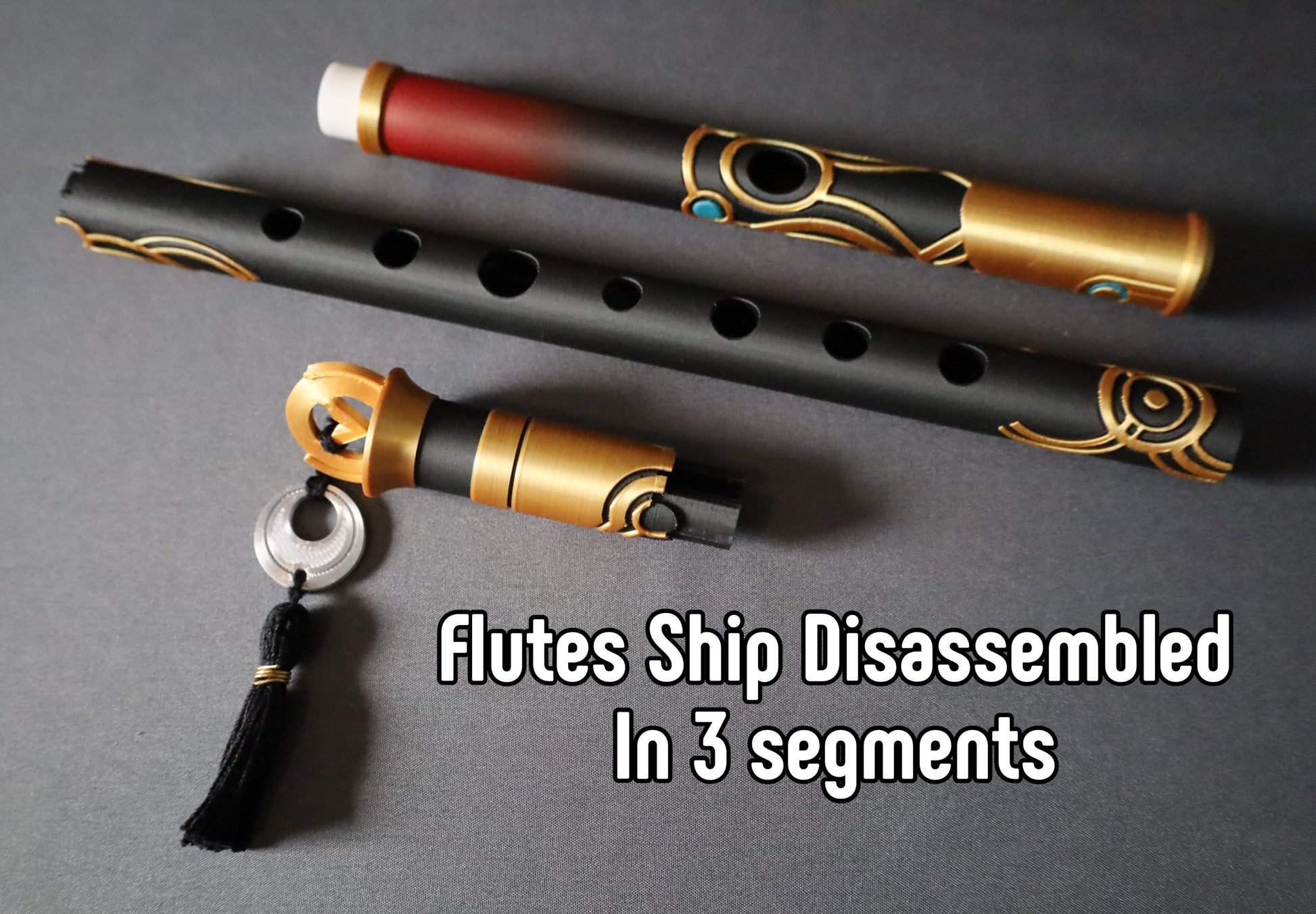 3D Printed: Replica Flute- Noah