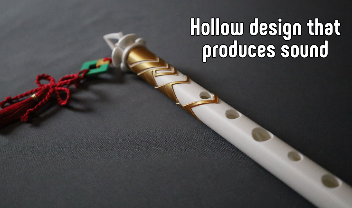 3D Printed: Replica Flute (Version M) Personalized Message