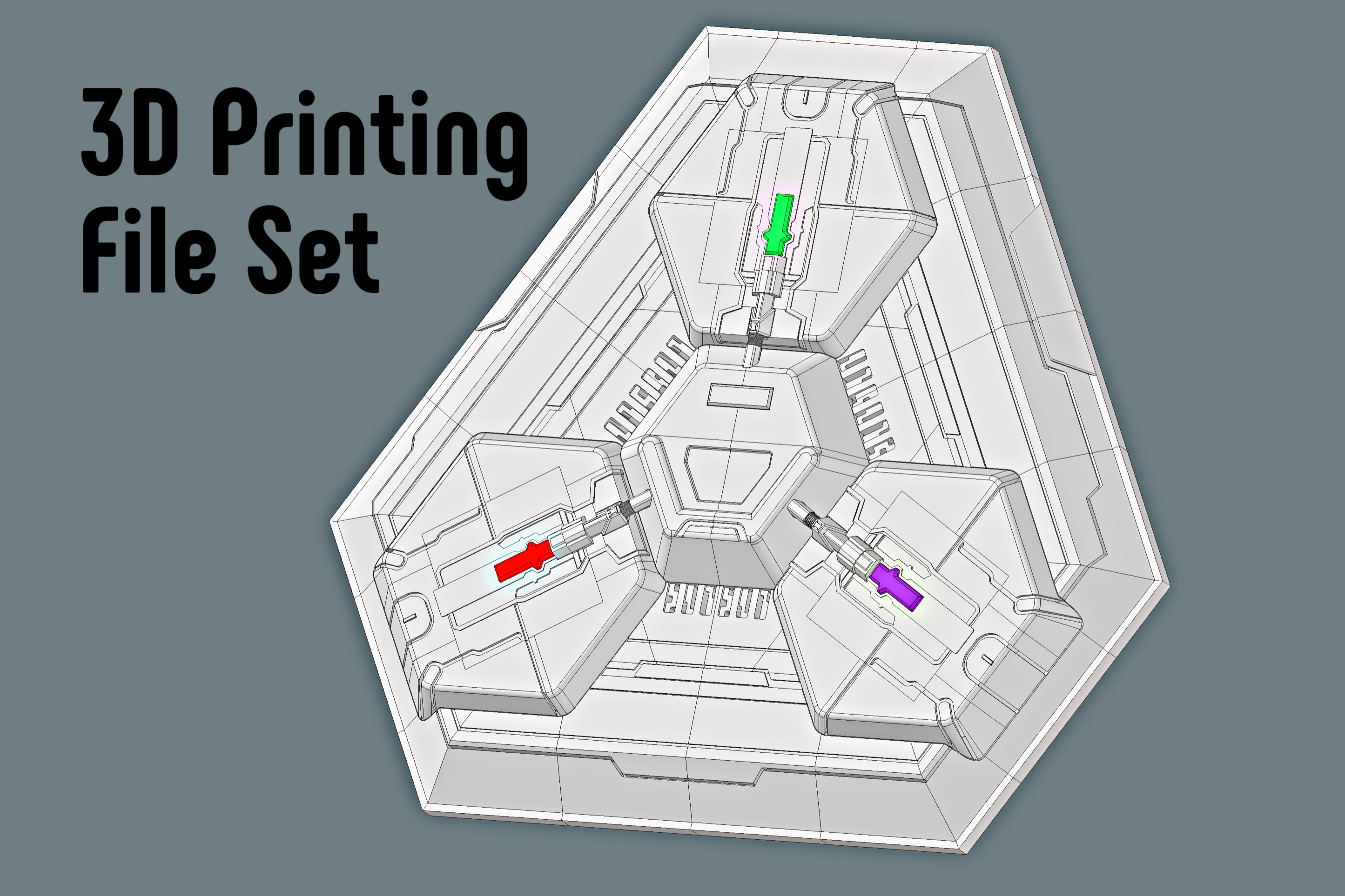 Trinity Processor: 3D Printing File Set – Beyond3DProps
